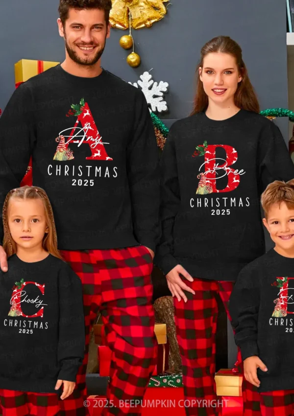 family matching christmas clothing